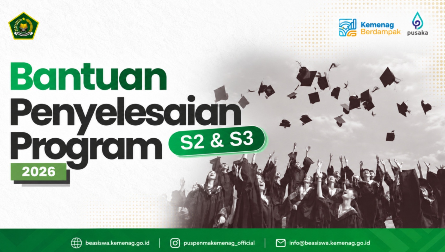 Kemenag Buka Bantuan Penyelesaian Studi S2 dan S3, Ini Syaratnya   