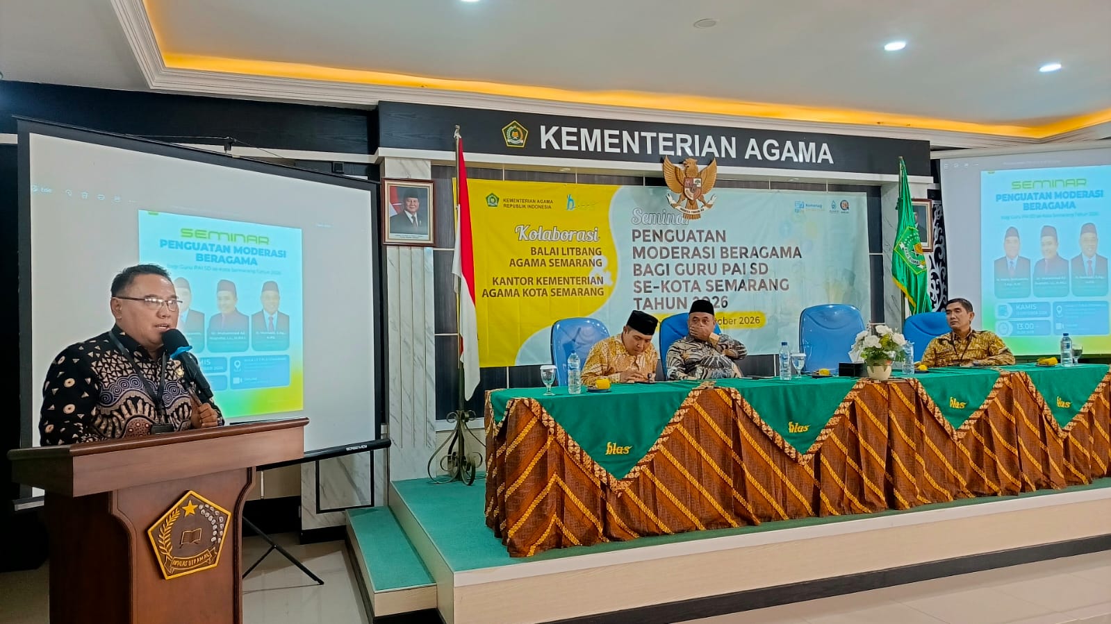 150 Guru PAI SD se-Kota Semarang Ikuti Penguatan Moderasi Beragama  ‎